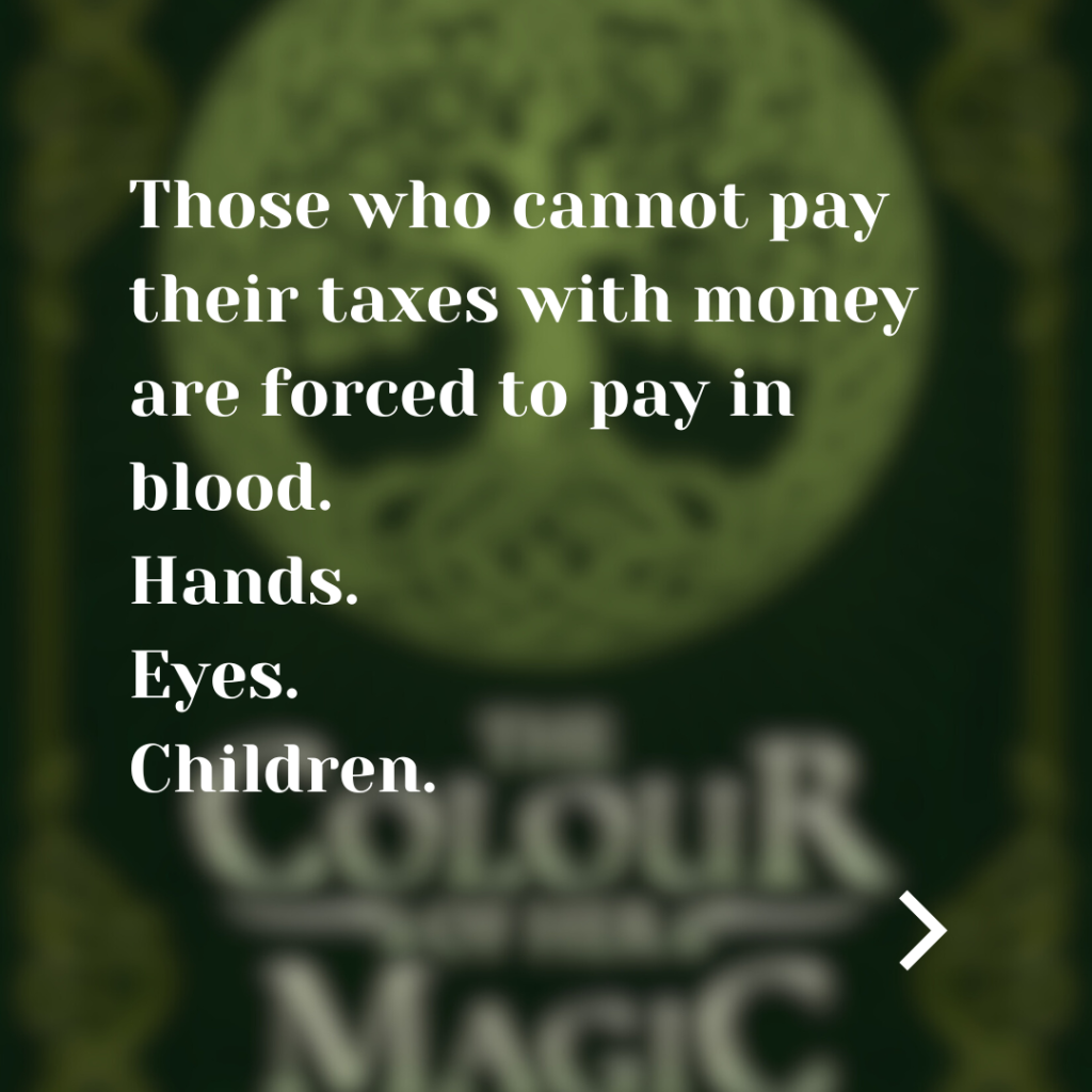 forced to pay in blood