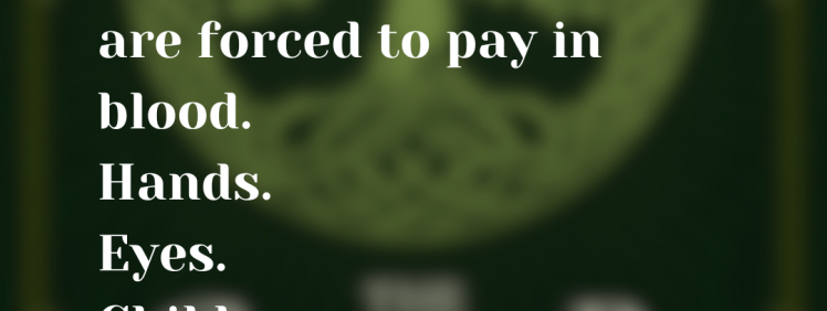 forced to pay in blood